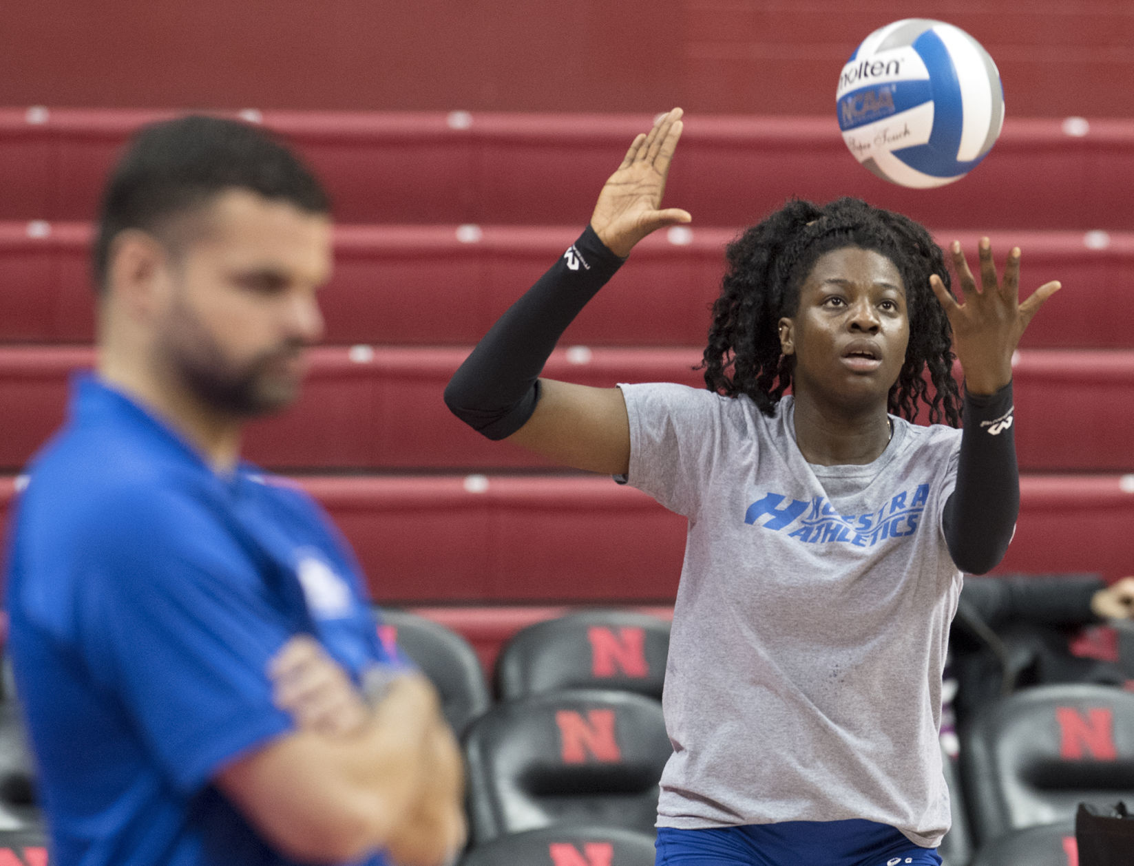 NCAA Volleyball Tournament practice, 11.29